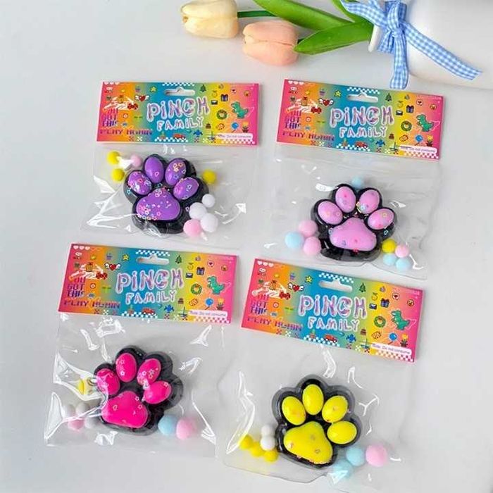 Скуиши котешки лапички, антистрес