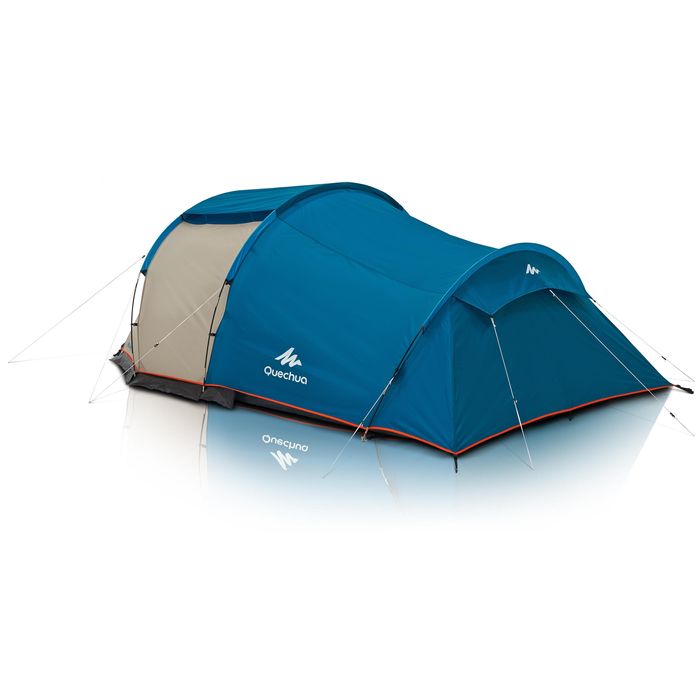 Cort camping 4 Persoane 1 Cameră - produs resigilat Decathlon
