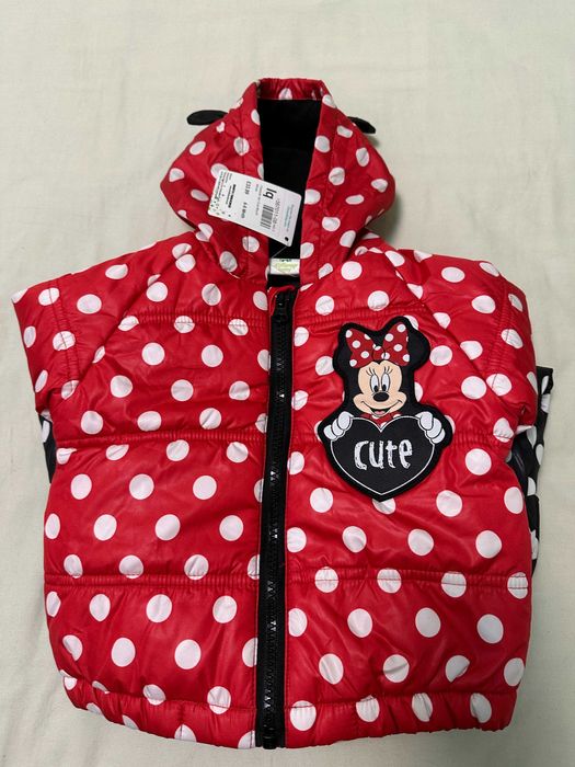 НОВ комплект зимно яке и шушляков паталон Мини на Disney