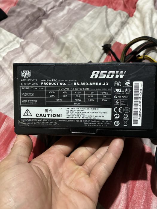 Sursa cooler master 850w