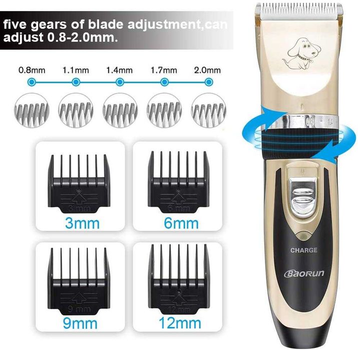 Професионална Безжична машинка за подстригване на кучета, котки и др