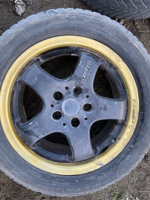 Jante aliaj R16 cu cauciucuri M+S Audi A4 B6/B7 passat Skoda 5x112