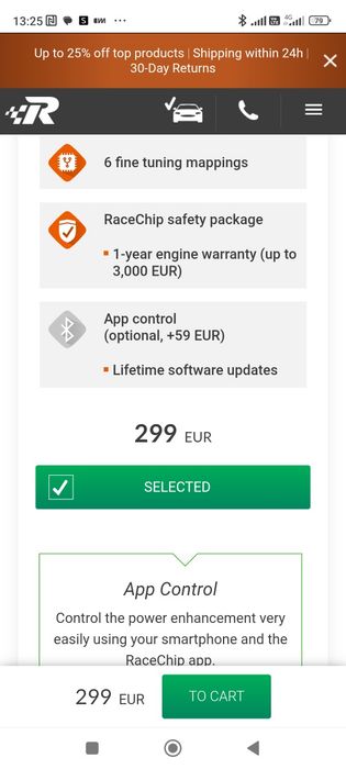 Race chip RS +30 Cp / +67 Nm