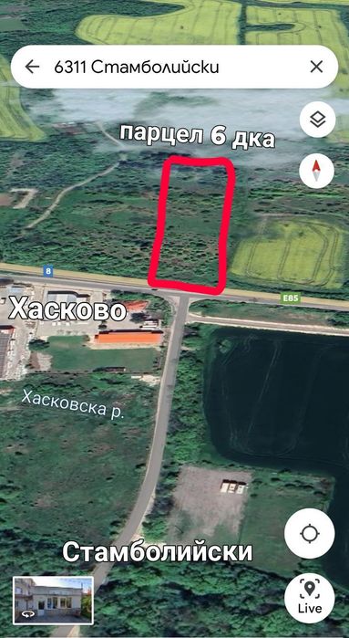 Продава се Парцел в с. Стамболийски, Област Хасково - 6000 кв.м за 7 €/кв.м - Снимка #2