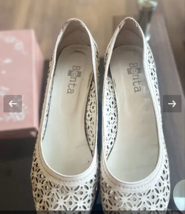 Удобни дамски обувки Benta, естествена кожа, 39 номер