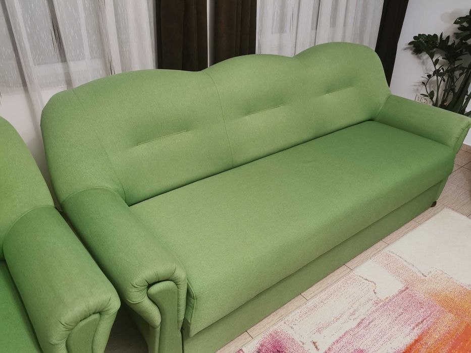 Canapea extensibila cu doua fotolii