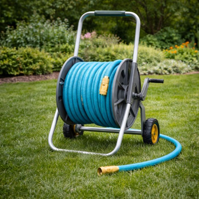 Гъвкав градински маркуч с медни накрайници - без заплитане и прегъване