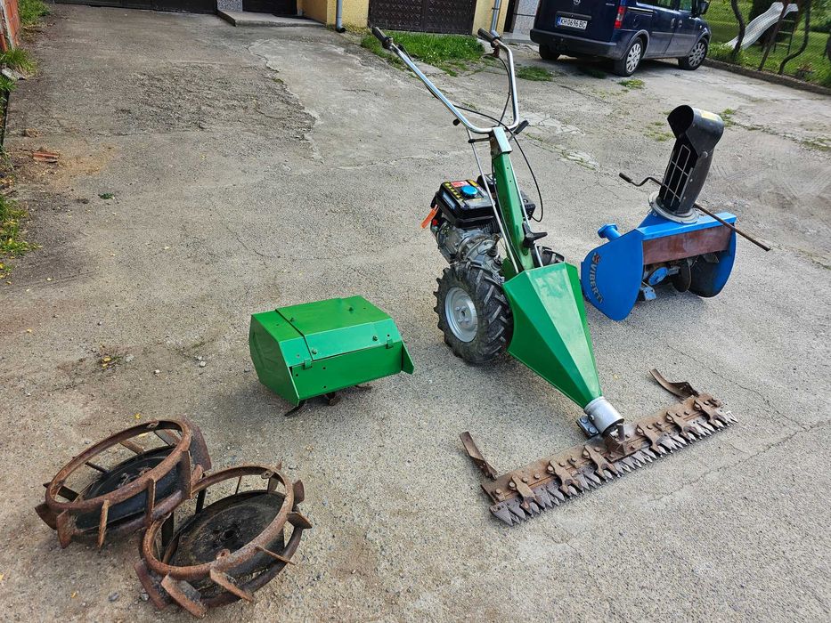 Италянска Палцова Косачка/МОТОБЛОК. 3 В 1. Нов Двигател. ПЕРФЕКТНА.