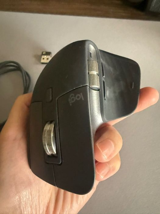 Mouse Wireless LOGITECH MX Master 3S Performance, 8000 dpi, Silent, USB, BT, Graphite