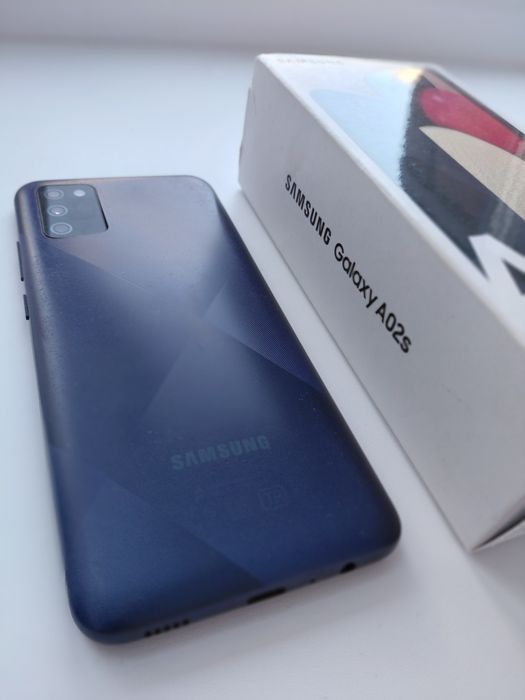 Смартфон Samsung Galaxy A02s, 32 ГБ, синий