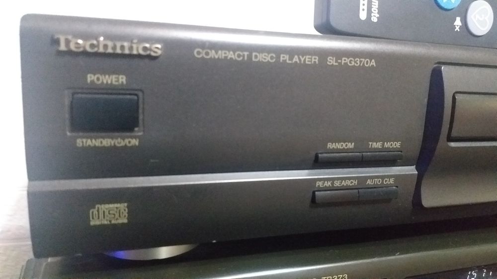 Technics deck RS-TR373 si cd SL-PG370A telecomanda