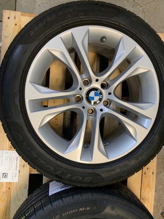 Jante aliaj R18  BMW X4 F26, X3 F25 anvelope iarna 245/ 50 R18 Pirelli