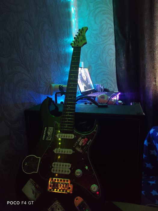 Электро гитара  cort g110 OPBK черная