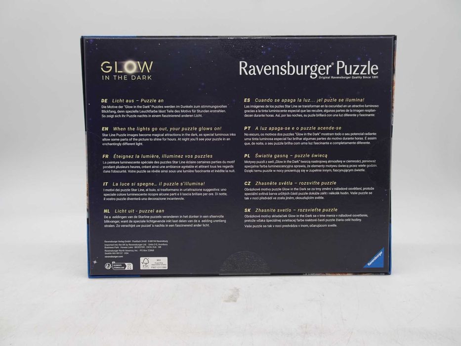 Puzzle Ravensburger fluorescent 500 piese - Si Puzzle 1000 Piese