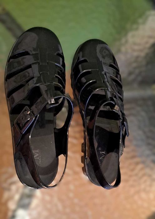 Sandale din cauciuc, mărimea 38, C'M Paris