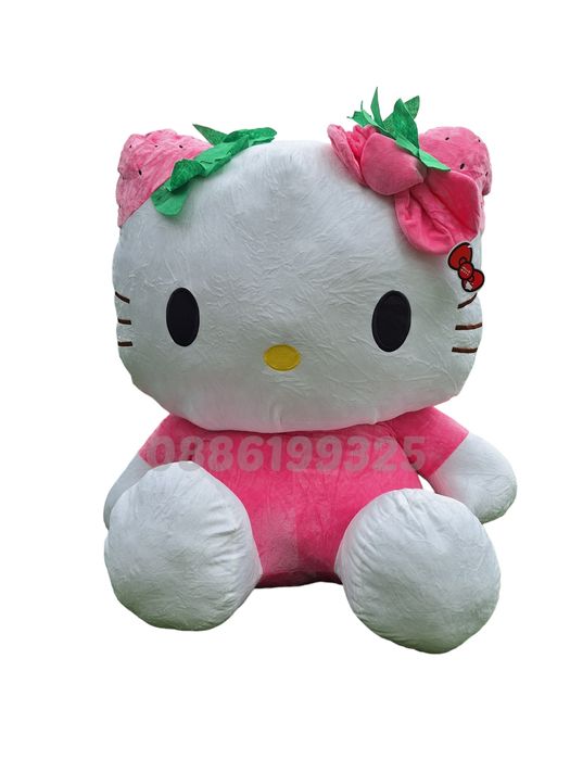 Плюшена играчка Hello Kitty 120см Плюшено коте Кити