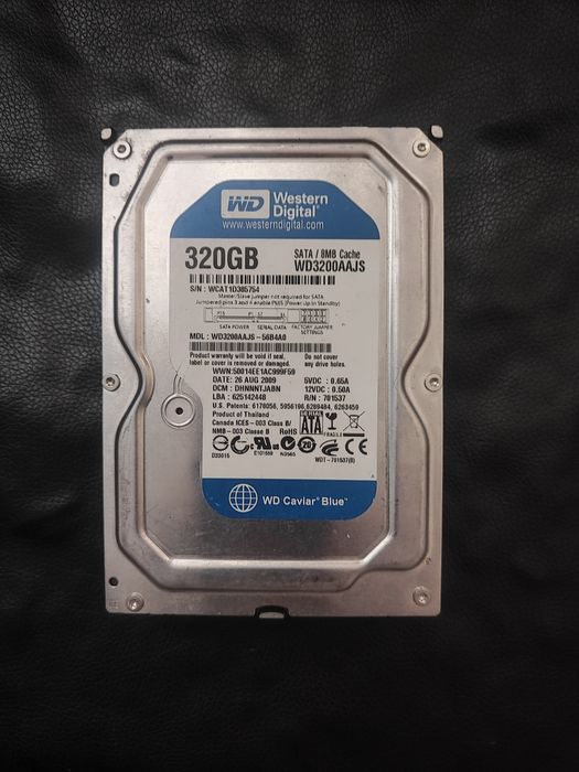 Жесткий диск HDD WD Blue 320 GB 3.5"