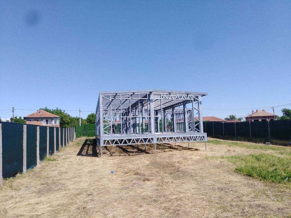 Метални основи за сглобяема къща