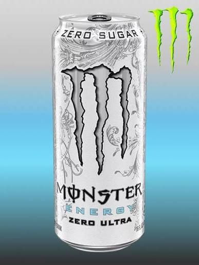 White Monster energy