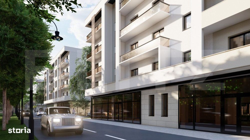 Apartament de 2 camere, decomandat, etaj intermediar, zona Visani — fotografia 1
