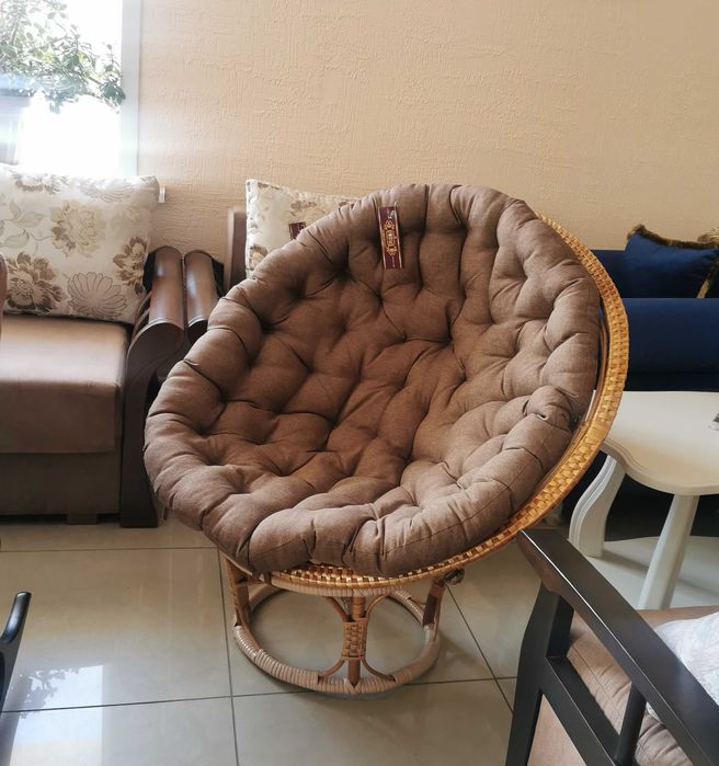 плетеное кресло Папасан из лозы