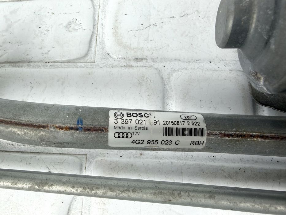 Механизъм с моторче чистачки AUDI A6 A7 C7 4G десен волан 4G2955119 4G2955023C