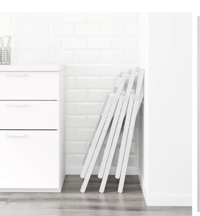 Scaune pliante lemn + suport