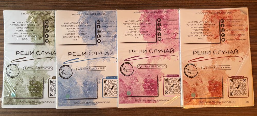 Криминист, Криминално разследване, Убийствени мистерии, Detectivos др.