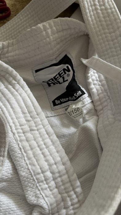 Кимоно белое шлем