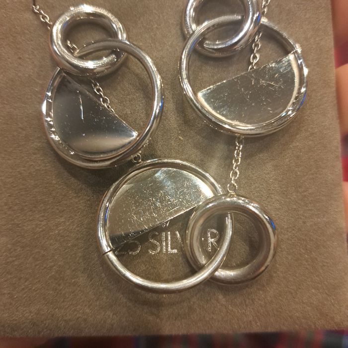 Обеци и гривна Calvin Klein