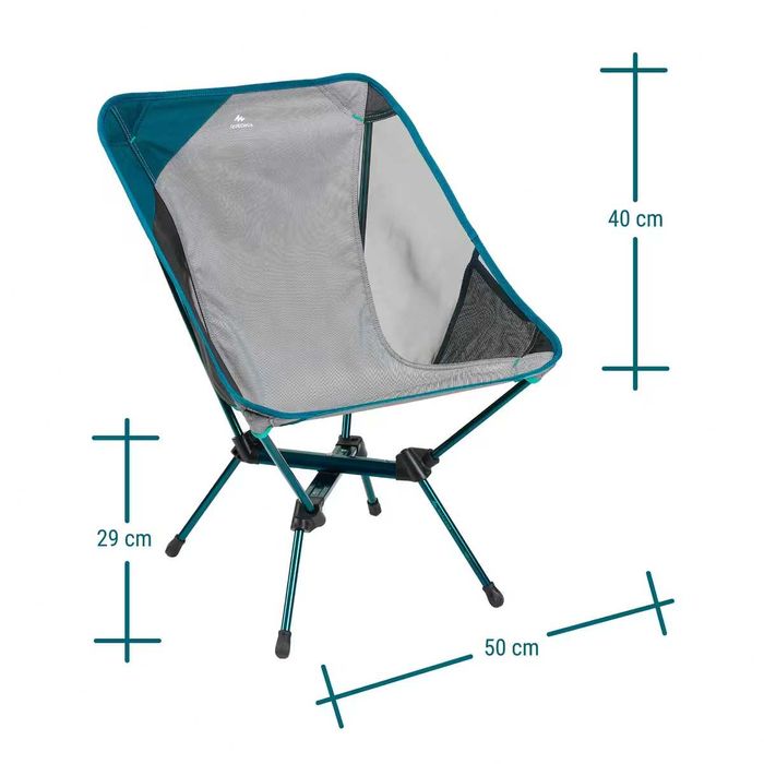 Scaun camping pliabil si compact Decathlon