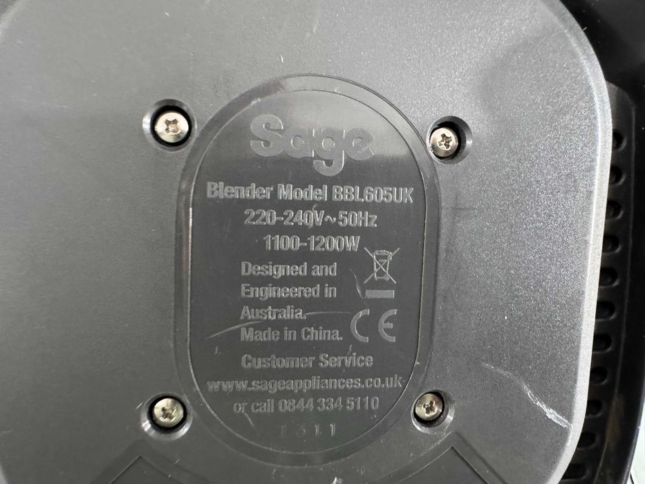 Блендер - Sage BBL605UK / 1.5 l / 1200 W