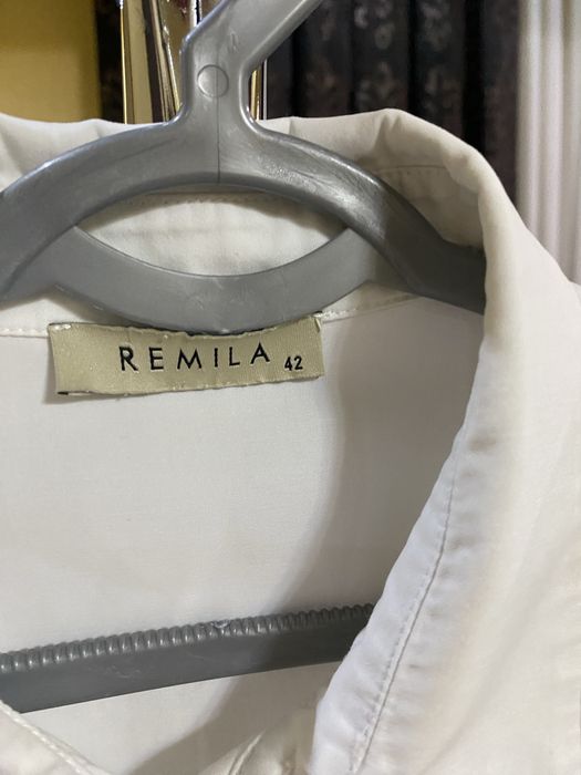 Стильная базовая рубашка оверсайз REMILA