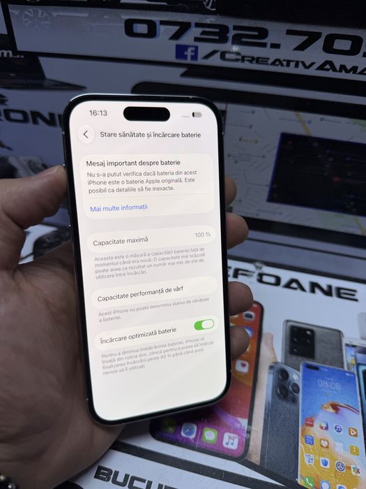Iphone 14 Pro 128 Gb / 100% Baterie /CreativAmanet