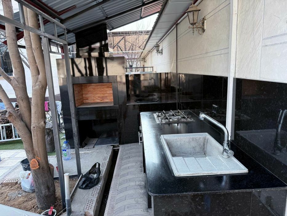 Летние кухни. Очаги. Камин. Барбекю.