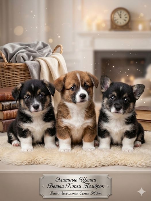 Щенки вельш-корги пемброк!