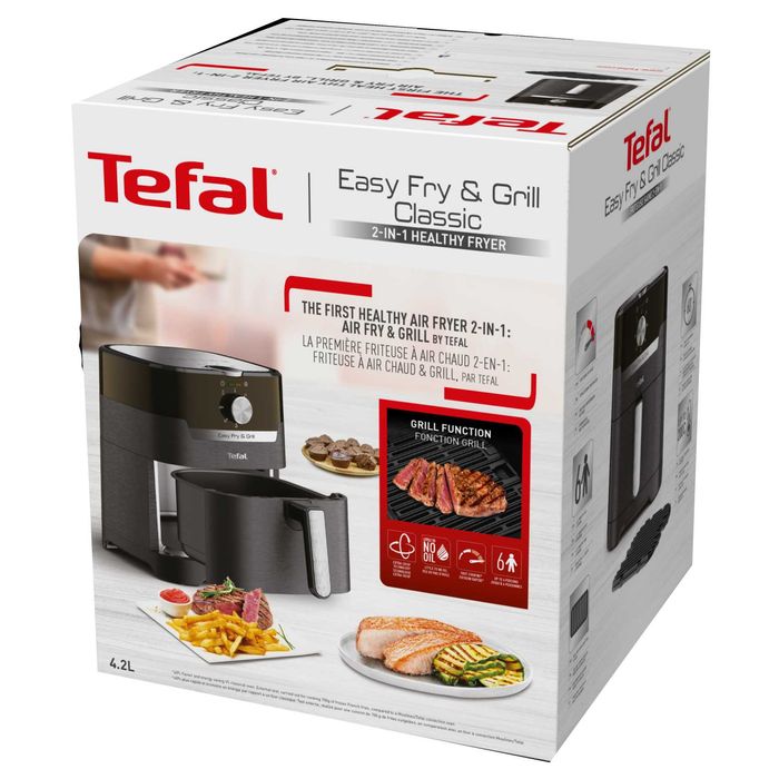 Airfryer Easy Fry & Grill Tefal EY501815, NOU, Sigilat