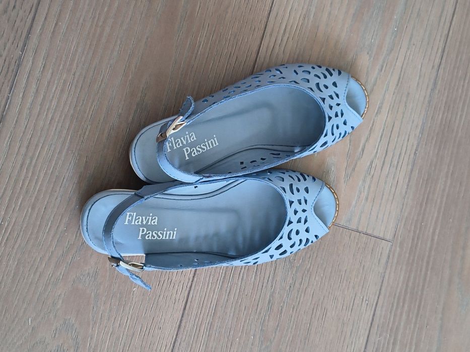 Sandale Otter bleu piele naturală