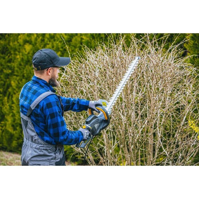 Foarfecă electrică pentru gard viu 1800W, lamă 610 mm, reglaj 180