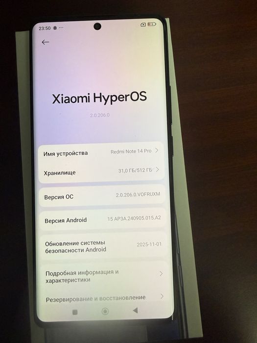 Хiaomi note pro 12/512gb