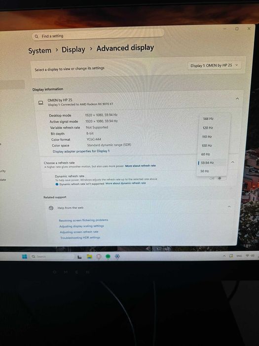 Monitor Omen by Hp 25