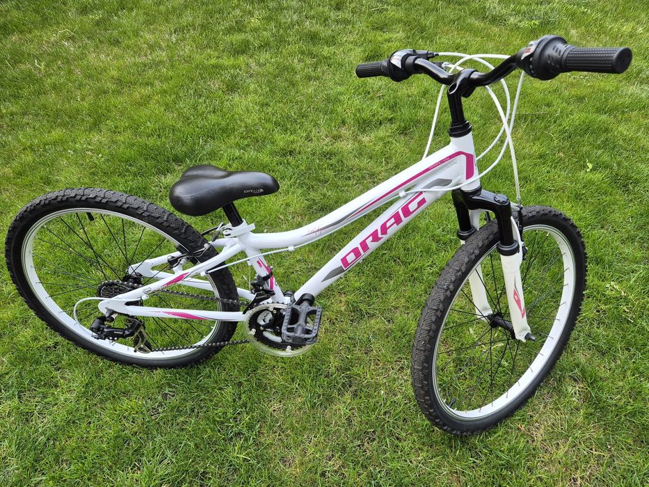 Алуминиев детски велосипед Drag little grace 24 "  като ново състояние