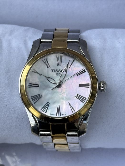Ceas dama Tissot T Wave Quartz Mother Of Pearl Dial Full Box + zale suplimentare
