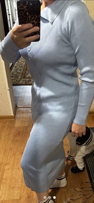 Платье трикотаж, двойка классика