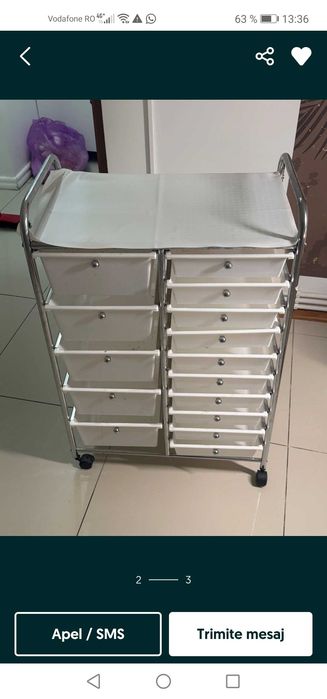 Vând ucenic cu sertare pentru salon cosmetica sau cabinet medicall