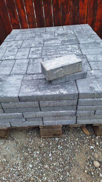 Pavele alb antracit 9m2