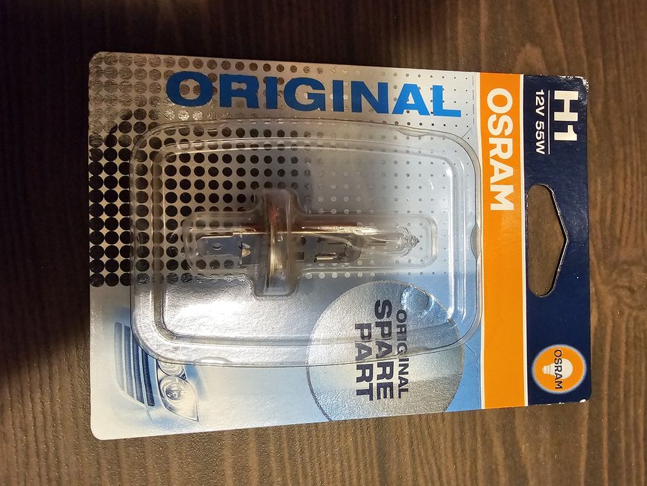 Bec auto halogen pentru far Osram Original H1 55W 12V 64150-01B