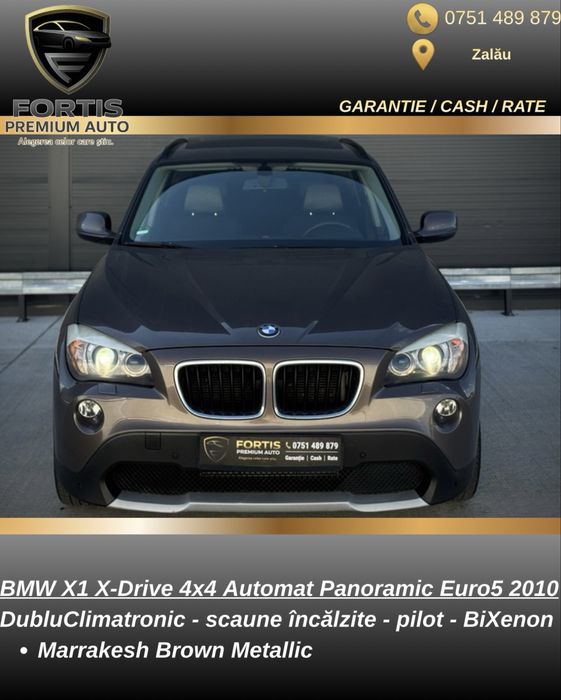 BMW X1 2.0d Euro5 177cp Automat Xdrive Panorama Garantie