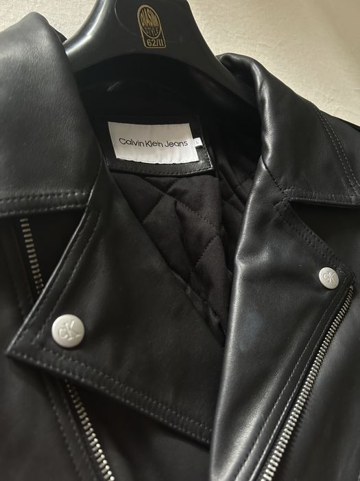 Geacă de piele Calvin Klein