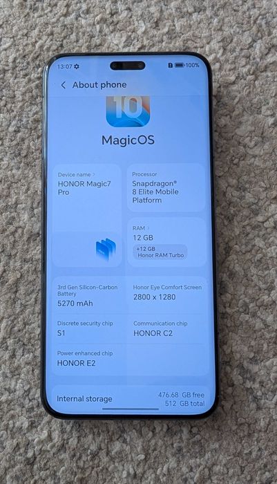 Honor Magic 7 Pro, 512GB, нов